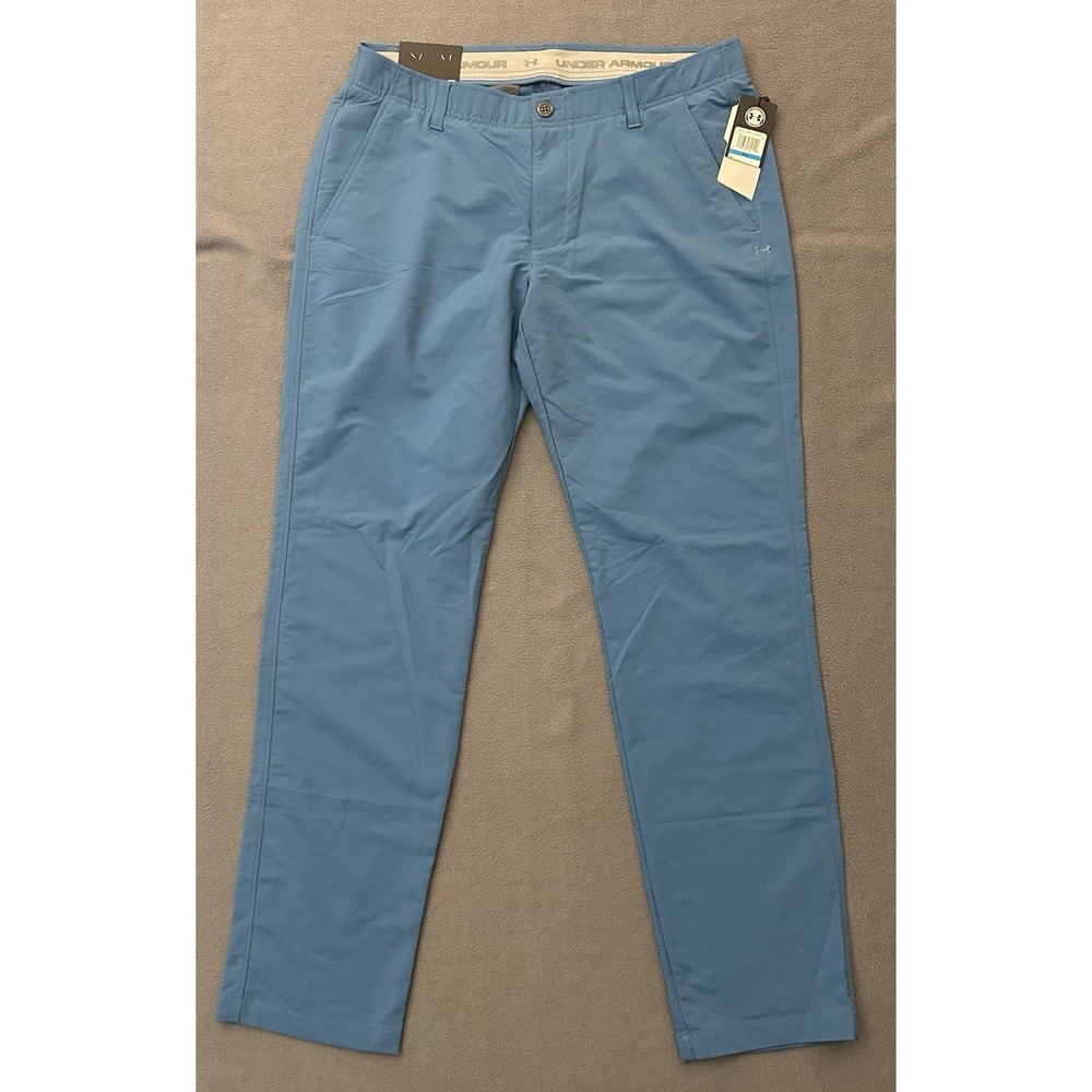 Under Armour Match Play Tapered Golf Chino Pant 36x32 Stretch 1342264-688 $70